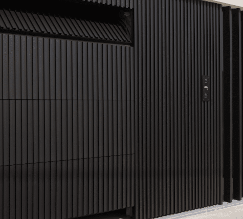 Verticle Cladding on a Garage Door